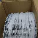 50 Pack White Charger Plates Bulk, 13" Plastic Reef Chargers for Dinner Plates, Round Charger Plate with Floral Reef Design for Dinner Wedding Party Table Setting Decoration