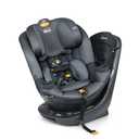 Chicco Fit360 ClearTex Rotating Convertible Car Seat 360-Degree 1-Hand Rotation, Self-Tensioning Lock System, ClearTex Fabrics, Magnetic Chest Clip, 4-65lbs., Carbon, Manufacturing Date: 01/2026