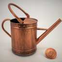 1 Gallon Watering Can, Copper Watering Can, Metal Water Can with Removable Spout, Perfect Plant Water Can for Indoor and Outdoor