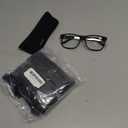 Large Reading Glasses Mens Oversized Wide Readers +1.00 Lightweight Square Magnifying Cheaters Glasses for Men W/Big Head 4 Pack (Matte-black/Gray/Blue/Frosted Clear Frames)