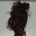 FLUFYMOOZ Ponytail Extension, 22 Inch Drawstring Ponytail Hair Extensions for Women Long Curly Wavy Ponytail Natural Wavy Synthetic Hairpiece for Women (22 Inch Brown with Auburn)