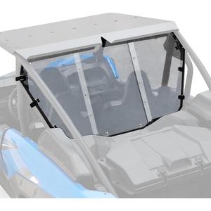 SAUTVS Rear Windshield for Kawasaki Teryx KRX 1000 20-26, Heavy Duty Full Clear Combined Back Windshield Window Full Rear Windscreen for Kawasaki Teryx KRX 1000 2020-2026 Accessories