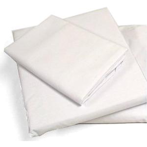 Cot Sheets (Fitted, Flat, Sets), 4 Piece Cot Sheet and Pillow Case Set - White- 1 cot sheet 33" x 75", 1 cot flat sheet 64"x94", 2 pillow cases 20"x30".