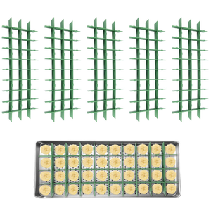 BOXOB 5 Sets Freeze Dryer Tray Dividers for Harvest Right Freeze Dryer, Medium Size Candy & Food Drying Tray Organizer Supplies Accessories Non-Stick Dividers for Fruits, Vegetables, Meals