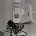 Panasonic Cordless Phone, 1.6" Backlit Display, Call Block, Speakerphone, 10 Hours Talk Time, 1 Handset - KX-TGC200W (White)