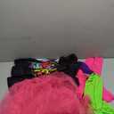 80s Outfit Women Costume Accessories Set T Shirt Shorts Tutu Skirt Neno Party Leg Warmers Headband, 5XL