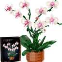 729-Piece Artificial Flower Building Blocks Set - DIY Home Decoration Kit for Adults, Girlfriends, Mom - Christmas, Birthday, Valentine's Day Gifts