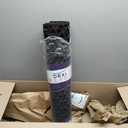 DEXI Front Door Mat Outside Entrance24x36 Rubber Floor Doormat Heavy Duty Non Slip, Dirt Trapper Waterproof Exterior Entry Mats All Weather for Patio Entryway Drainage, Black