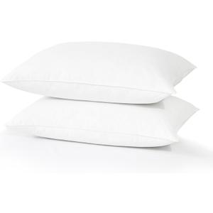 Goose Down Pillows - Luxury Cooling Hotel Pillows, Ultra Soft Down Alternative Fill for Side, Back & Stomach Sleepers (Inches, 26, Inches, 20, Soft Pillow)