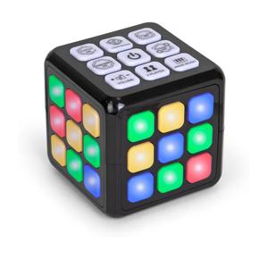 Electronic Game Cube, Brain, Memory, & Speed Games, 4-in-1 Handheld Cube Game, Light-Up Interactive Puzzle Activity for Boys & Girls - Christmas, Easter, Birthday Gifts