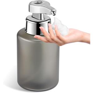 Automatic Soap Dispenser Foam Bathroom: Rechargeable Touchless Auto Smart Electric Plastic Grey Foaming Soap Dispenser - Kitchen - Hand Dish Lotion Couple