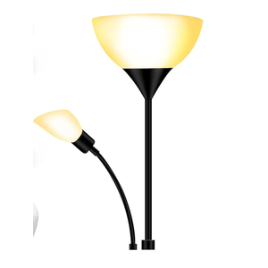 Replacement Lamp Shade 2 Pcs White Replacement Plastic Lampshade ql1 Pack 1.65" Fitter 10" Diameter Bowl Shape 1Pack 1.97" Bottom Size Horseshoe Shape for LED Torchiere Floor Lamps Upright
100+ bought in past month