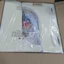 Upholstered Dining Chairs with Casters Washable Cover Side Deskchair with Rollers for Diningroom, Living Room, Cream, 1 Box