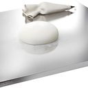 Stainless Steel Cutting Boards for Kitchen,304 Stainless Steel Chopping Boards with Lip and Non-slip silicone pad for Countertop Cutting Meats Fruits,Easy To Clean (15.7 * 19.6 * 0.06inch)