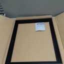 MCS Canvas Float Frames 16x20 Frame, Black Frame for Finished Canvases, Vertical & Horizontal Wall Hanging Large with Adhesive for Canvas Paintings (1-Pack)