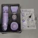 Ufree Bikini Trimmer Electric Razors for Women, Rechargeable Pubic Body Hair Trimmer Electric Shaver for Legs Body Hair, Bikini Shaver IPX7 Waterproof, Gifts for Women, Purple
