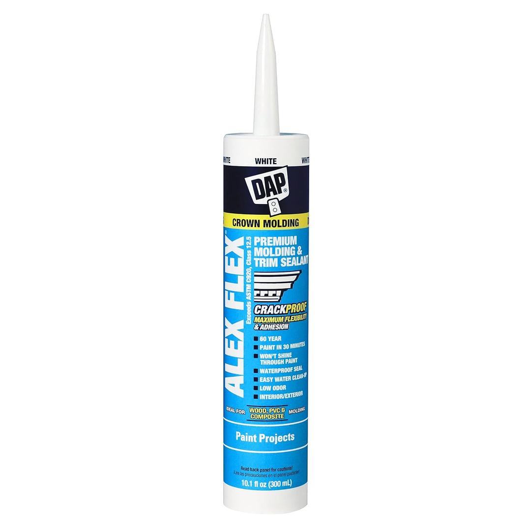 DAP 209734 Alex Flex Premium Sealnt White, 10.1 oz, Pack of 4