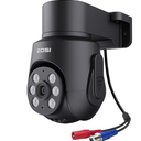 ZOSI 1080p HD-TVI Surveillance Camera Outdoor Indoor, 360° Pan Tilt 2MP Wired Security Weatherproof CCTV Dome Camera with Audio Recording, IR Night Vision, Only Work with Our DVR, 1 Pack