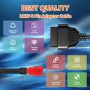 Motorcycle OBD2 Adapter Cable for BMW Motorcycles OBD Diagnostic Cable 3Pin to 16Pin