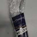 Dinner Forks Set of 12, E-far 7.9 Inch Stainless Steel Forks for Home, Kitchen or Restaurant, Non-toxic & Mirror Polished, Scalloped Edge & Dishwasher Safe