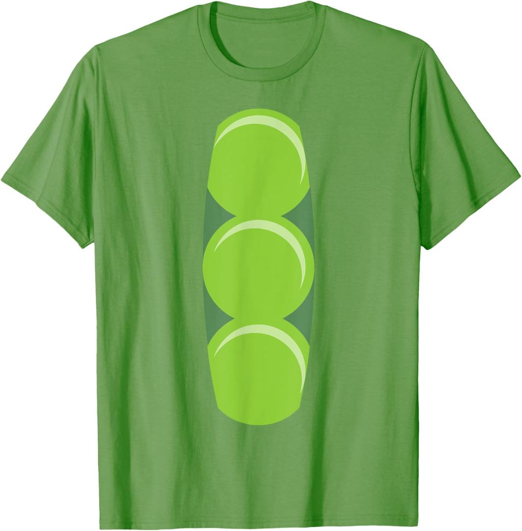 Halloween Costume Peas in A Pod Funny Matching T-Shirt, S