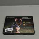 PcEoTllar Light Up Dog Harness, LED Dog Harness for Puppy Small Medium Dogs, Rechargeable No Pull Reflective Dog Harness, Flashing Lighted Dog Harness for Night Walking (Pink, M)