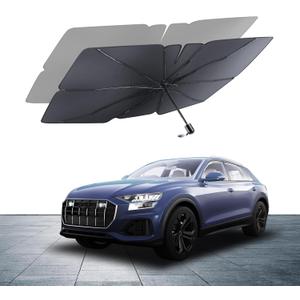 Summer Window Shades. Car Visor Extender Sun Block. Windshield Sun Shades. Anti-Glare Mirror for Parking. New Car Gifts. (54.3" L x 30.7" W)