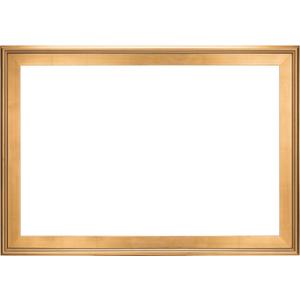 Creative Mark Plein Air Style Frame, Hand Leafed Gold, 24x36-2.75" Wide Moulding with 1/2" Rabbet Depth, Open Back W/O Glazing, Museum Quality, For Art Panels, Stretched Canvas, Pictures & More