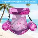 Inflatable Pool Float Chair - Pool Floats Adult Heavy Duty, Water Floating Lounge Chairs, Blow up Floaties Adults for Summer Fun Party Lake Beach