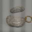 for Beats Studio Buds Wireless Bluetooth Headphones Case, Sparkling Premium Diamond Headphone Cover, Full Protection Shock and Scratch Resistant Protective Case for Women and Girls White