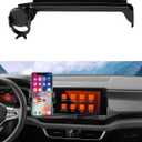 Autorder Car Phone Holder for 2024 2025 Volkswagen VW Atlas/Atlas Cross Sport Accessories Phone Mount with Dash Organizer 12-Inch Screen Cell Phone Automobile Cradles Hands-Free 360 Degree Rotation