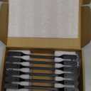 Goo-Ki 6 Pack 3"(76mm) c-c Matte Black Kitchen Drawer Pulls -Modern Black Cabinet Pull Dresser Handle Hardware for Bar Cupboard Closet Wardrobe, 1751MB-76