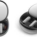 VIAIM Nano+ AI Smart Earbuds 4-in-1 Noise Cancelling Wireless Earbuds with Voice Recorder, Real-Time Translator & Transcriber, IPX5, 40H Battery Life (Silver)