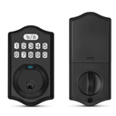Fingerprint Door Lock, Smart Door Lock, Keyless Entry Door Lock, Electronic Keypad Deadbolt, Smart Locks for Front Door, Auto Lock, Door Lock with Code, Black