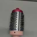 Farery 2.4" Thermal Brush, Large Barrel Heated Round Brush with Triple PTC & 5 Heat Settings (280-420F), Lightweight Dual Voltage for Voluminous Big Curls, Waves & Straightening Long Hair, Pink