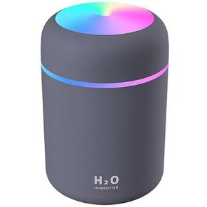 Colorful Cool Mini Humidifier, Essential Oil Diffuser, Aroma Essential USB Personal Desktop Humidifier for Car, Office Room, Bedroom etc,2 Adjustable Mist Modes (Navy Blue)