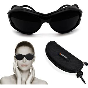 FreeMascot Red Light Therapy Glasses, Laser Safety Glasses IPL 200-2000nm, Eyes Protection for Tanning Goggles and Red Light Therapy