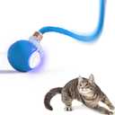 TONOSA Interactive Cat Ball Toy – Motion Activated, RGB Lighting, 3 Motion ModesAutomatic Cat Ball for Bored Indoor Cats(Blue)