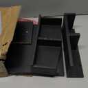 Simple Houseware Desk Monitor Stand Riser with Adjustable Organizer tray, Black