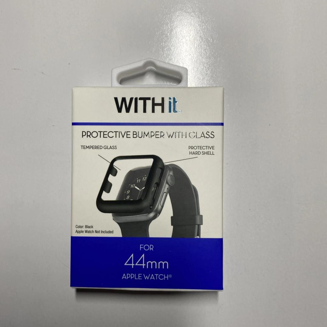 Protective Bumper With Glass For 44 mm Apple Watch