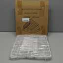 Under Shelf Basket Storage 2Pack - 12.6in Metal Under Cabinet Shelf, Hanging Wire Basket Shelves, Undershelf Storage Basket for Kitchen Pantry Bookshelf (White)