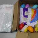 31 Pcs Easter Games Set for 6 Players - 6 Potato Sack Race Bags, Egg & Spoon Race, 3 3-Legged Bands, 2 Bunny Ear Ring Toss - Kids Family Easter Carnival Hunt Party Activities Outdoor Yard School Event