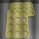 Palksky Silicone Egg Bite Molds, 2Pack 12-Cavity Muffin Pan for Baking, Tarts, Nonstick Cupcake Pan