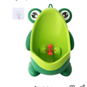 Frog Pee Training,Cute Potty Training Urinal for Boys with Funny Aiming Target,Green Urinals for Toddler Boy