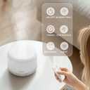 InnoGear Aromatherapy Diffuser & 10 Essential Oils Set, 500ml Essential Oil Diffuser with Remote Control Mother's Gift Ultrasonic Cool Mist Scent Humidifier Vaporizer Auto-Off Timer for Home, White