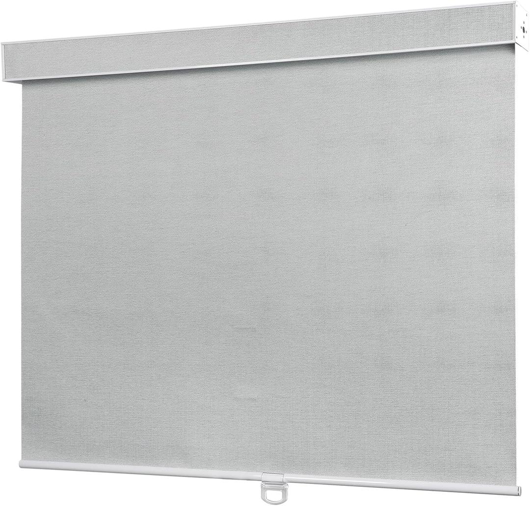 Cordless RV Blind, Blackout Window Curtain Pleated Shade for RV, Camper and Motorhome Window, Fit for 24" W x 20" H Rough Opening RV Window, Grayish White, 31"W x 26"H