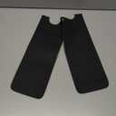 Customizable Kitchen Sink Faucet Mat: 30"Lx5.5"W Bathroom Counter Protector Drip Catcher - Splash Guard with Pre-Cut Center Hole, Trimming to Fit 2 & 3 Hole Faucet & Irregular Sink with Soap Dispenser