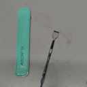 Double Headed Blackhead Spatula, Pore Prep Tool, Whitehead Remover, Stainless Steel, Cyan PU Case, 1pack