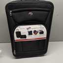 American Tourister Fieldbrook II Softside Upright Luggage Set, Black, 2-Piece Set (tote/21)