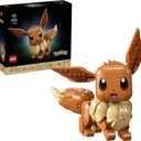 LEGO Pokmon Eevee - Collectible Building Set for Adults, Ages 18+ - Posable Pokmon Figure for Display - Desk, Bookshelf or Home Office Decor - Gift for Men & Women - 72151
